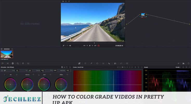 How to Color Grade Videos in Pretty Up APK