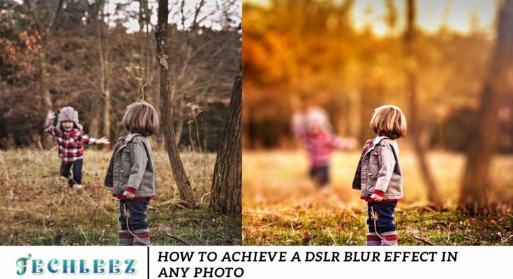 How to Achieve a DSLR Blur Effect in Any Photo