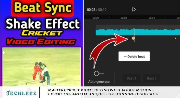 Master Cricket Video Editing with Alight Motion - Expert Tips and Techniques for Stunning Highlights