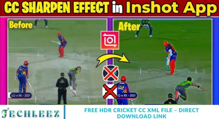 Free HDR Cricket CC XML File – Direct Download Link