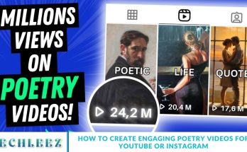 How to Create Engaging Poetry Videos for YouTube or Instagram