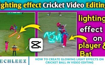 How to Create Glowing Light Effects on Cricket Ball in Video Editing
