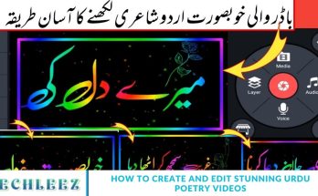 How to Create and Edit Stunning Urdu Poetry Videos