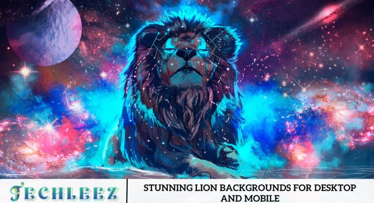 Stunning Lion Backgrounds for Desktop and Mobile