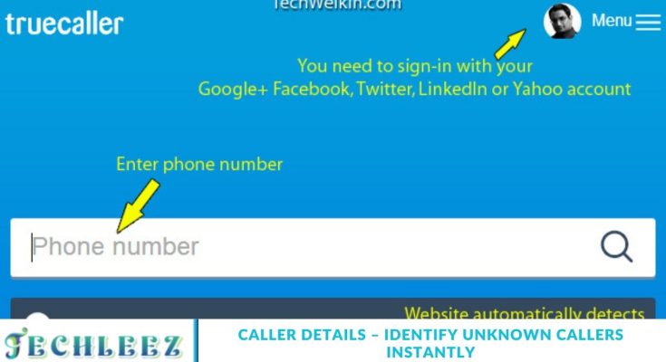 Caller Details – Identify Unknown Callers Instantly