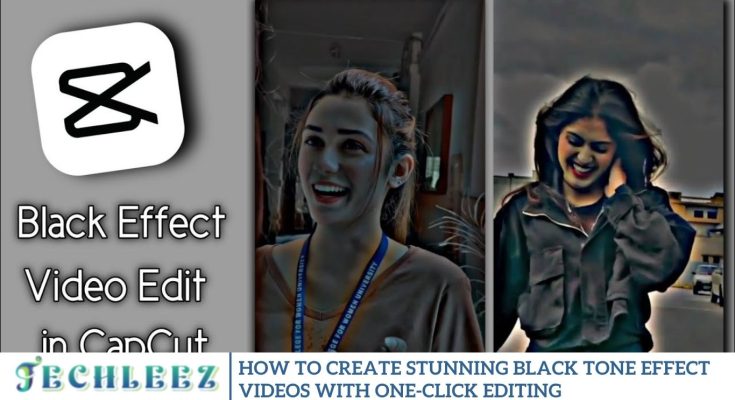 How to Create Stunning Black Tone Effect Videos with One-Click Editing