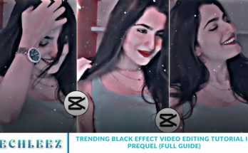 Trending Black Effect Video Editing Tutorial in Prequel (Full Guide)
