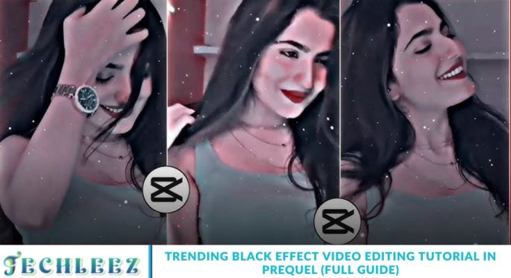 Trending Black Effect Video Editing Tutorial in Prequel (Full Guide)