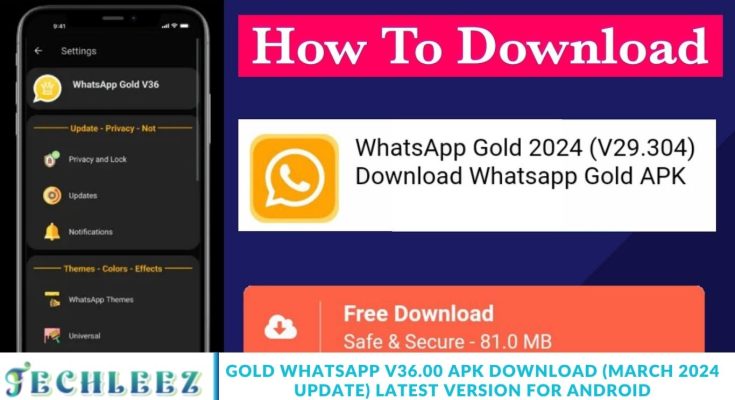 Gold WhatsApp v36.00 APK Download (March 2024 Update) Latest Version for Android