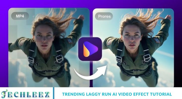 Trending Laggy Run AI Video Effect Tutorial